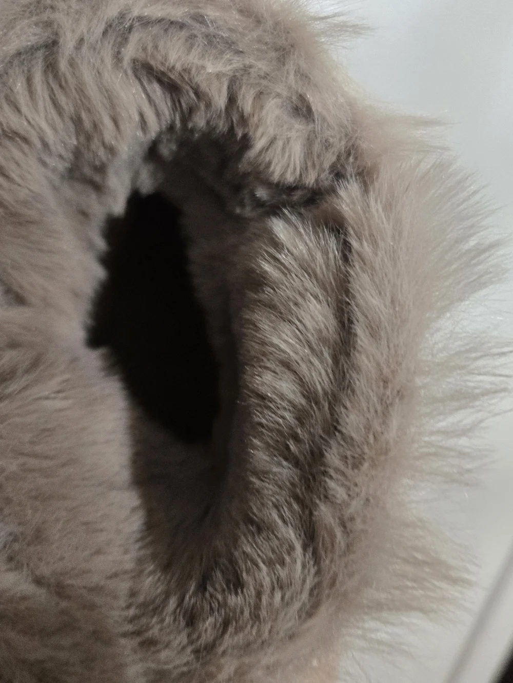 SHEIN Beige Faux Suede Fur-Lined Winter Boots